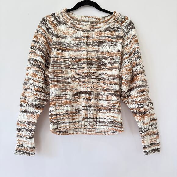 For Love and Lemons Womens Cable Knit Sweater Multicolor Size S - Picture 3 of 6